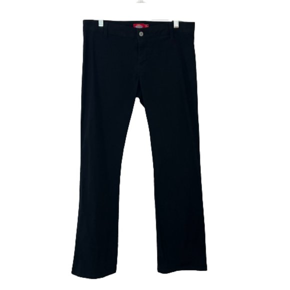 Dickies Pants - Dickies Girls Pants Size 11 Stretch Pant Classic Fit Bootcut Black Chino